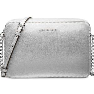 Michael Kors Jet Set Crossbody Metallic Bag